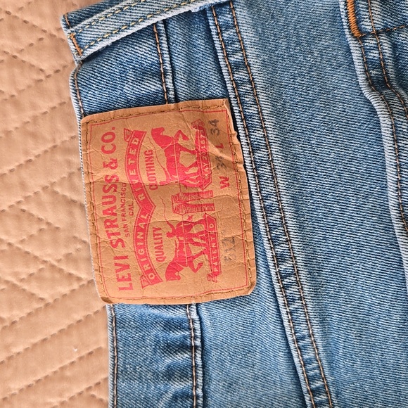 Levis 512 Classic Blue Men's Jeans 34x34 - Picture 2 of 5